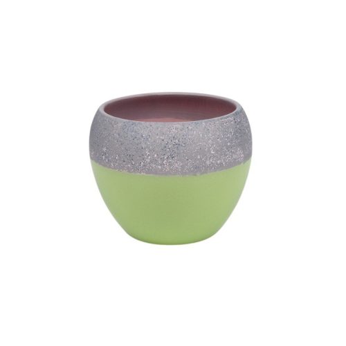 Esprit gömbkaspó világoszöld-szürke 13,5cm