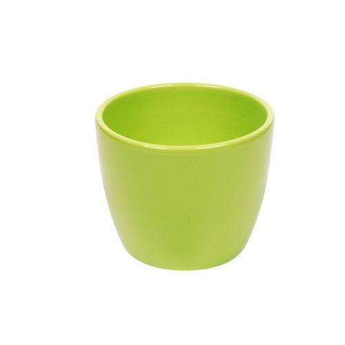 Kerámia kaspó almazöld 11cm