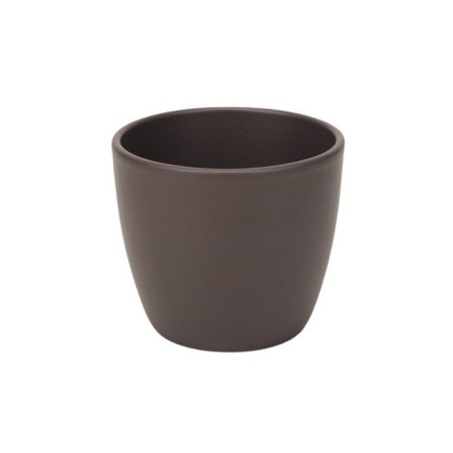 kerámia kaspó matt grafit 22cm