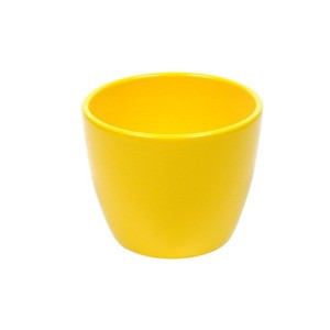 Kerámia kaspó sárga 8 cm