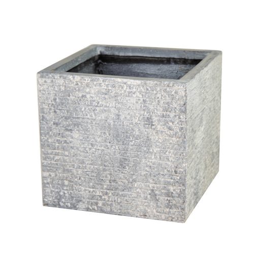 Ontario Cube kompozit növénytartó szürke 65x65x53cm