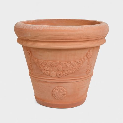 Virágcserép Doppio Bordo girlandos 50cm