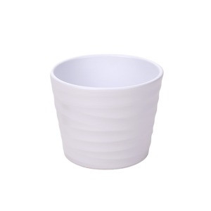 Wave kerámia kaspó fehér 19cm