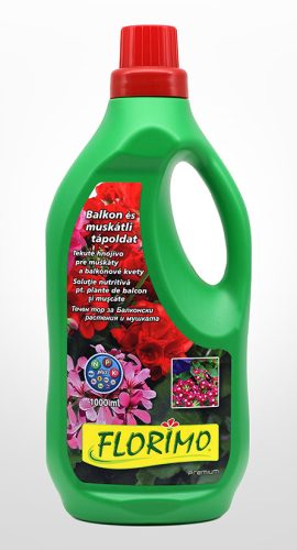 Florimo Balkon és muskátli tápoldat 1000 mL