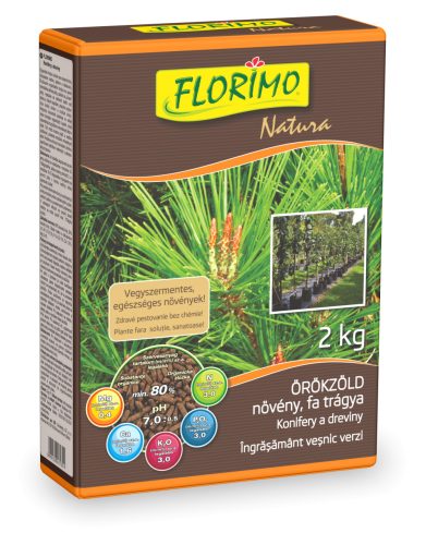 Florimo Örökzöld növény, cserje, fa trágya 2kg