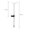 RGB led-es kültéri szolárlámpa -szitakötő -43 cm