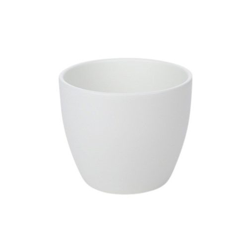 Base kerámia kaspó matt vanilia 10 cm
