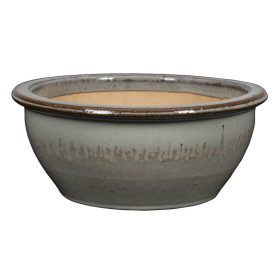 Verona Argos kerámia növénytartó szürke 31x13 cm K2