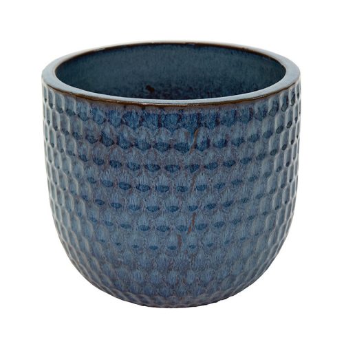 Noble Facet Classic kerámia növénytartó tengerkék 40x36cm