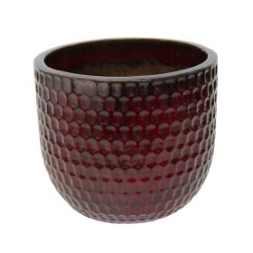   Noble Facet Classic kerámia növénytartó vérvörös 58x51cm