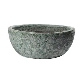   Byron Greta kerámia ültetőtál savmaratott zöldesbarna 48x20cm