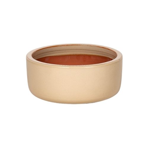 Sadie Cylinder kerámia ültetőtál krém 23x9,5cm